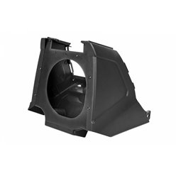 Osłona filtra powietrza (AIRBOX) bez boczków Restyling Yamaha YZ 125/250 Czarny Polisport | 8608800001