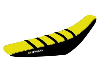 BLACKBIRD POKROWIEC / POSZYCIE NA SIEDZENIE SUZUKI RMZ 250 2019-2026, RMZ450 2018-2026 ZEBRA KOLOR CZARNY ŻÓŁTY