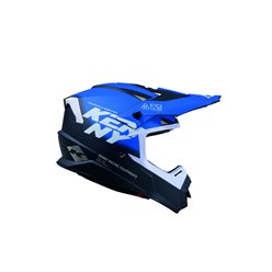 Kask Cross / Enduro Track Graphic Focus Blue niebieski M Kenny Racing | 261-0303021-5502