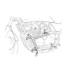 Gmole silnika Kawasaki Zephyr 750 1991 - 1999 Hepco Becker | 501203 00 02