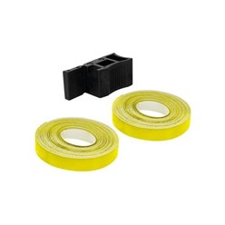 Naklejki na obręcze FLUO żółte uniwersalne LAMPA | 90527