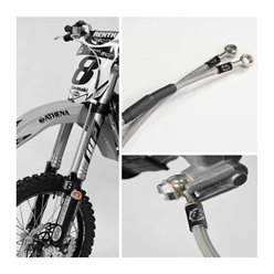 Przewód hamulcowy w stalowym oplocie przód GASGAS, Husqvarna, KTM SX/SXF 125/450 Cross Moto-Master | M212018
