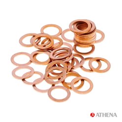Podkładka Miedziana Uszczelniająca pod Śrubę Spustową Oleju (8 X 12 X 1MM) Athena | M700108012010