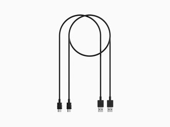 Wodoodporne kable USB-A - USB-C do głowic z ładowaniem indukcyjnym Quad Lock | QLP-MWC-USB