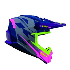 Kask Cross/Enduro Track Graphic Speed Purple Pink fioletowy/różowy / żółty XS Kenny Racing | 261-0303021-5314