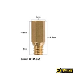 Dysza główna Keihin typ 99101-357 średnica #132 ProX | 45.132/1