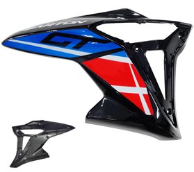 Obudowa baku górna prawa biała Barton GT 125