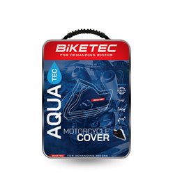 Pokrowiec wodoodporny Aquatec na motocykl czarno/szary rozmiar M naked Biketec | BT3175