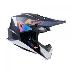 Kask Cross/Enduro Track Graphic Zoom Black Czarny/Szary/Biały / Kameleon XXL (63-64 cm) Kenny Racing | 251-0303021-5814