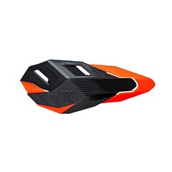 Osłony rąk (handbary) HP3 Kolor czarny pomarańczowy neon (z mocowaniami) Racetech | HP3ENDNRAN0