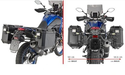 Stelaż kufrów bocznych VOYAGER MONOKEY CAM SIDE Yamaha Tenere 700 pod kufry KVG K'VOYAGER ALU prawy KVGS33 wcięty Kappa | KLOS2145CAM