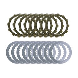 Tarcze i przekładki sprzęgłowe (komplet) Husqvarna TC 250, TE 300, FE 350, TX 300, KTM EXC 250/500, SX 250, SXF 450, EXCF 450, EXC 450/500 (EBS5651) (EBS910,EBS275,EBS23 , EBS281) Psychic | MX-03705H-1A