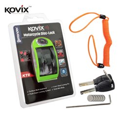 Blokada tarczy KOVIX KT6 z alarmem + LOKALIZATOR GPS GRATIS