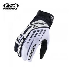 Rękawice Cross/Enduro Track White/Black Rozmiar L Kenny Racing | 251-2803011-1000