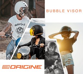 Windshield Origine Primo Bubble Visor Clear