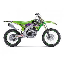 BLACKBIRD KOMPLET NAKLEJEK (OKLEIN) KAWASAKI KX 450F 2012-2015 DREAM 5 KOLOR ZIELONY CZARNY