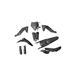 Komplet plastików z osłonami teleskopów i siedzeniem Talaria STING MX4/MX5/TL 4000/5500 Czarny Racetech | KITTAL-NR0-624