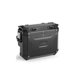 Kufry boczne 37L LEWY i 33L PRAWY Monokey Cam Side - Wcięty K'VOYAGER aluminiowe kolor czarny anodowany BLACK LINE Kappa | KVG3733BPACK2