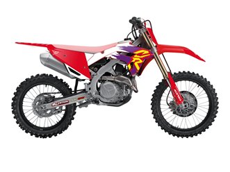 BLACKBIRD KOMPLET NAKLEJEK (OKLEIN) HONDA CRF 250R 2022-2024, CRF 450R 2021-2024 RETRO