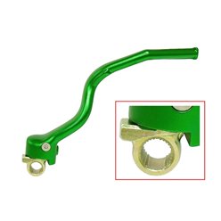 Dźwignia startera (kopka) Kawasaki KXF 250 aluminiowa (13064-0067) zielony Psychic | MX-08953GN