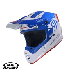 Kask Cross/Enduro Track Dziecięcy Graphic Focus Patriot Niebieski/Biały / Czerwony L (51-52 cm) Kenny Racing | 261-0304021-5628