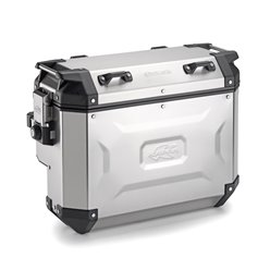 Kufer boczny 33L Monokey Cam Side - Wcięty KVGS33A KVOYAGER aluminiowy prawy kolor srebrny Kappa | KVGS33AR