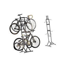 Stojak rowerowy na 4 rowery wolnostojący czarny BikeTec | BT0092BL