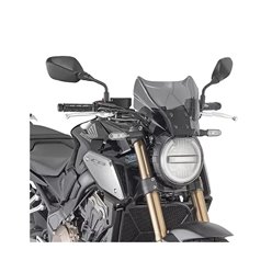 Szyba Honda CB 1000R, CB 650R, Benelli 502C 22x31cm przyciemniana Kappa | 1173SK