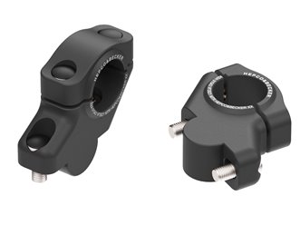 Podwyższenie kierownicy z przesunięciem Yamaha MT-07/Y-AMT 30mm w górę, 21mm w tył, czarne Hepco & Becker | 42404581 00 01