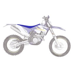 BLACKBIRD POKROWIEC / POSZYCIE NA SIEDZENIE SHERCO SE/SEF 2025 (SE/SFE ALL MODELS 2025) PYRAMID KOLOR NIEBIESKI