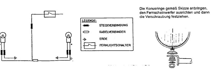 Zestaw lamp bocznych, dodatkowych Yamaha XV 535/S Virago 1988-2003 Hepco Becker | 400457 00 02