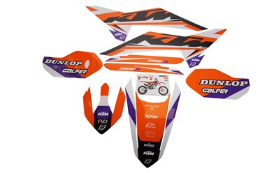 Naklejki KTM SX 85 DREAM 5 Blackbird | E2551AB