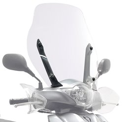 Szyba akcesoryjna Honda SH 125I/150I 53x50cm przeźroczysta Kappa | 1128AK
