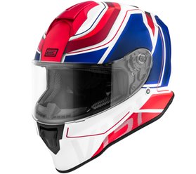 Kask ORIGINE DINAMO GALAXI blue-red-white matt M