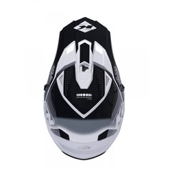 Kask Cross/Enduro Track Graphic Focus Black czarny/biały L Kenny Racing | 261-0303021-5633