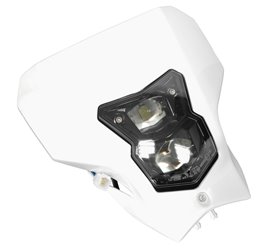Reflektor przedni LED CROSS 250cm3 MZK Biały Moretti