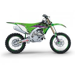 Komplet naklejek Kawasaki KX 250F, KX 450F DREAM 5 Zielony czarny Blackbird | E2428AB