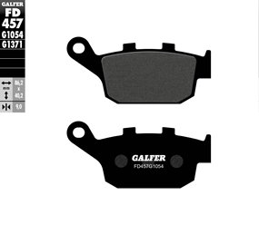Klocki hamulcowe KH496 PÓŁMETALICZNE Galfer | FD457G1054