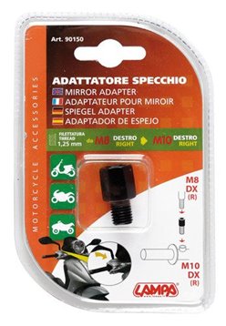 Adapter Gwintowy do Lusterka Prawy fi 8mm na Prawy fi 10mm | 90150