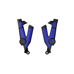 Osłony ramy BI-MATERIAL SUPER GRIP Talaria STING MX4/MX5/TL4000 / TL5500 Czarny/Niebieski RACETECH | PRTTALNRBL4