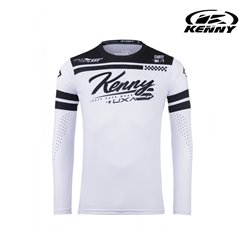Koszulka Cross/Enduro Kenny Racing Track Dirt White Biały/Czarny XL | 251-3403011-5700