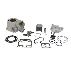 Cylinder kompletny z zaworem wydechowym i głowicą Kawasaki KX 125 58mm BIG BORE +4mm, 144CCM Athena | P400250100011