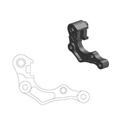 Adapter do tarczy przód Honda CRF 250R/RX, CRF 450R/RX (270mm, do zacisku OEM) MOTO-MASTER | M211118