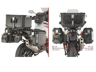 Stelaż kufrów bocznych VOYAGER MONOKEY CAM SIDE KTM 1290 Super Adventure R/S pod kufry KVG K'VOYAGER ALU prawy KVGS33 wcięty Kappa | KLOS7713CAM