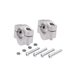 Podwyższenie kierownicy Kawasaki Z 900 RS / Café / RS SE 2018 - 2025, 20 mm srebrne Hepco & Becker | 42302533 20 09