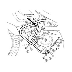 Gmole silnika Suzuki SV 650 / S 1999 - 2002 Hepco Becker | 501316 00 01