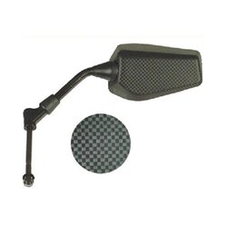 Lusterko prawe, średnica gwintu 8mm, gwint prawy, kolor CARBON Peugeot Ludix, Speedfight II, Speedfight II AC, Speedfight II LC, TKR, Trekker, Vivacity 50/100 VICMA | 1083850001