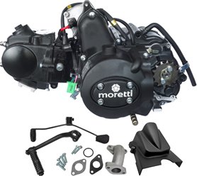 Silnik Moretti 70cc 4T poziomy z manualna skrzynią biegów chłodzony powietrzem do motoroweru