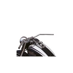 Kierownica stalowa 25,4MM Dragbar Long chromowana z otworami na kable TRW | MCL120CKB