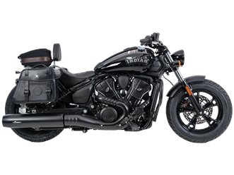 Bagażnik solo z oparciem Indian Scout Sixty Classic czarny Hepco & Becker | 6127695 00 01